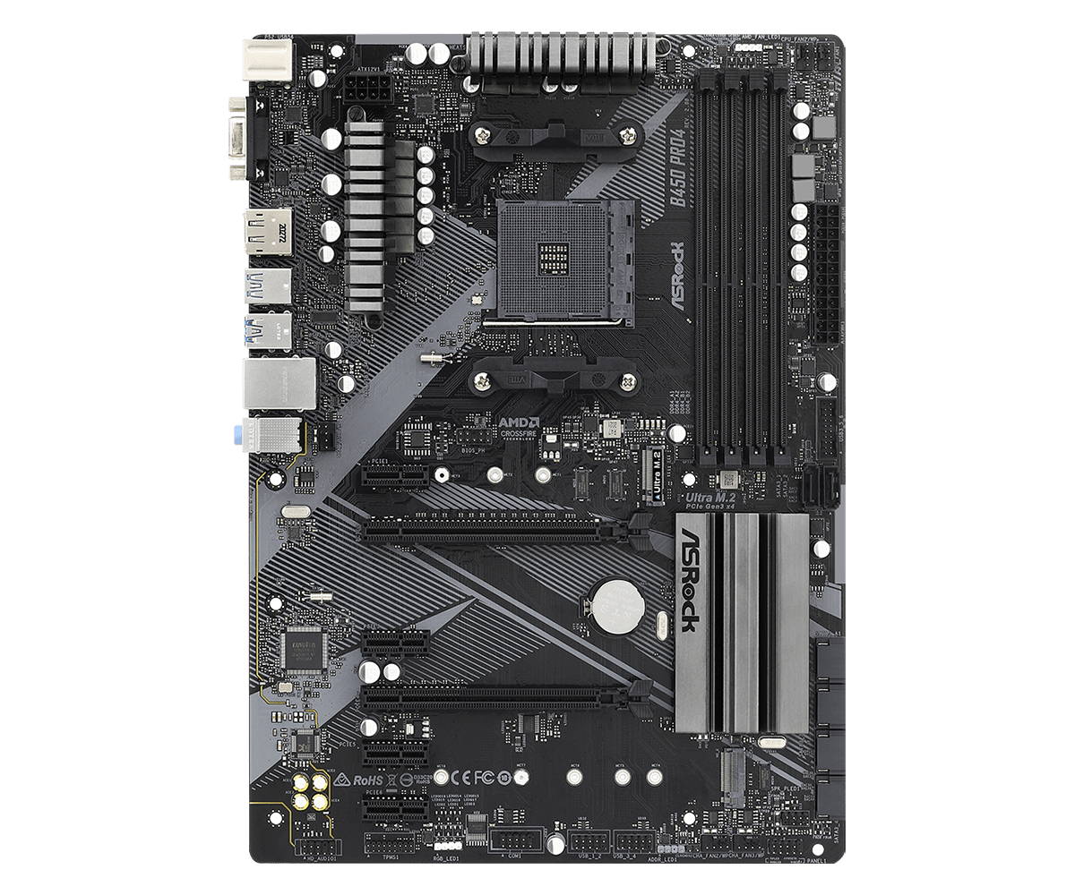 Asrock pro4 b450m shop