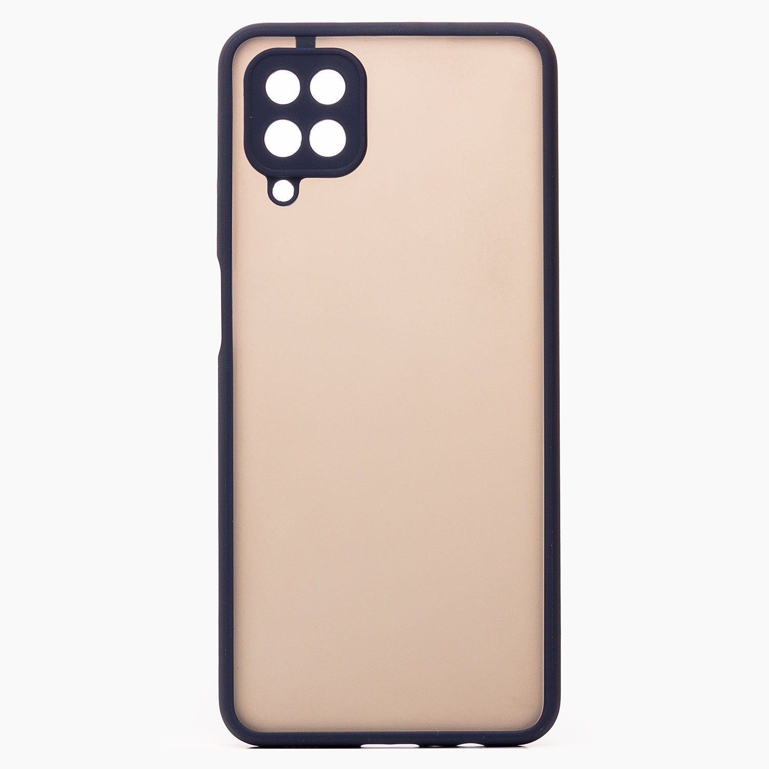 

Чехол-накладка PC041 для смартфона Samsung SM-A125 Galaxy A12, силикон, dark blue/black (126893)