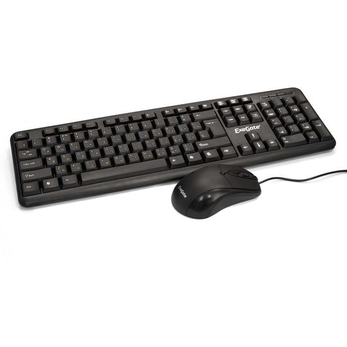 

Клавиатура + мышь Exegate MK120, USB, черный (EX286204RUS), MK120