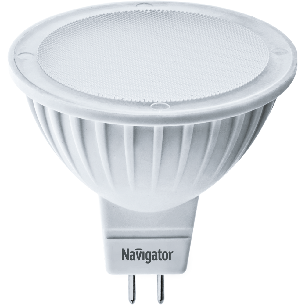 Лампа светодиодная GU5.3, MR16, 7Вт, 595лм, 6500K/холодный, 70-79Ra, Navigator (94246 / NLL-MR16-7-230-6.5K-GU5.3 / 18871)