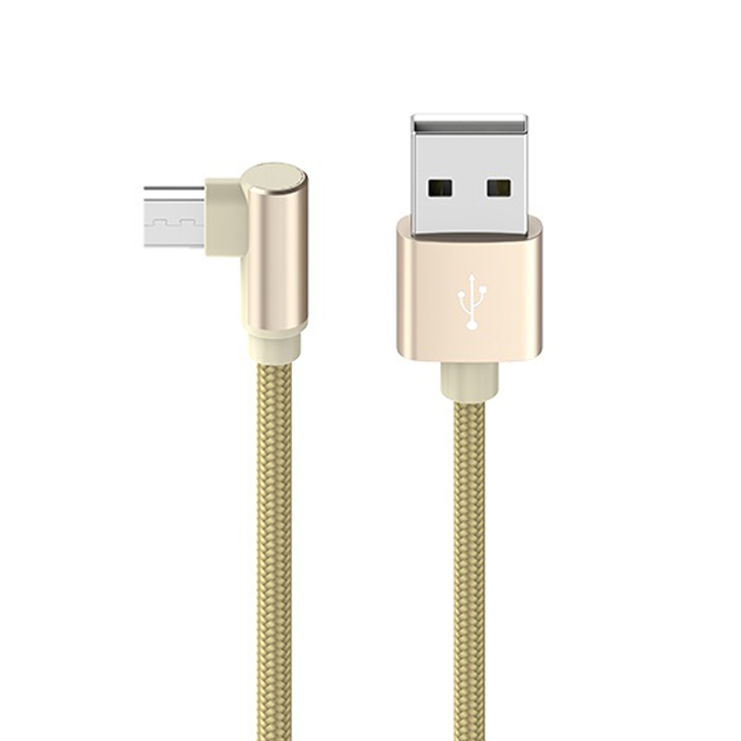 

Кабель USB-Micro USB, угловой, 2.4A, 1м, золотистый Borofone Express BX26, BX26