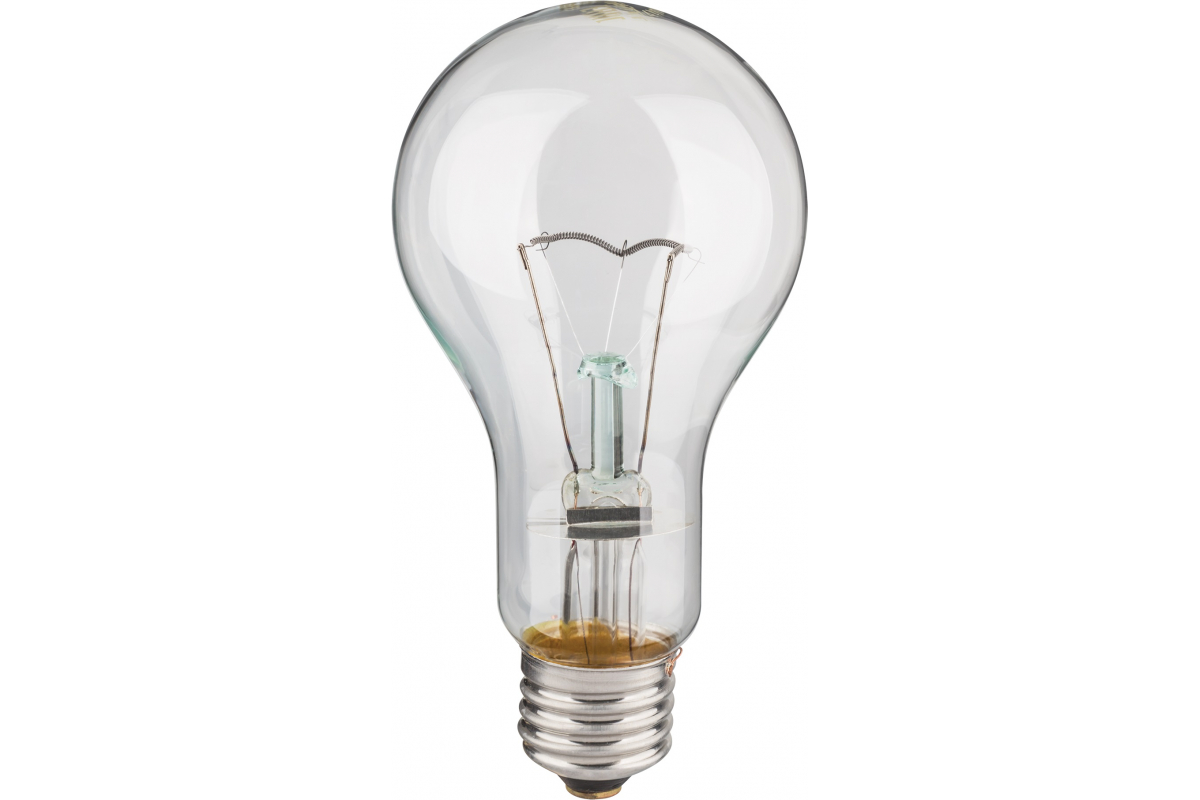 Лампа термоизлучатель E27 груша, 200Вт, 2700K / теплый свет, 2951лм, ОНЛАЙТ OI-A-200-230-E27-CL (61176) - фото 1