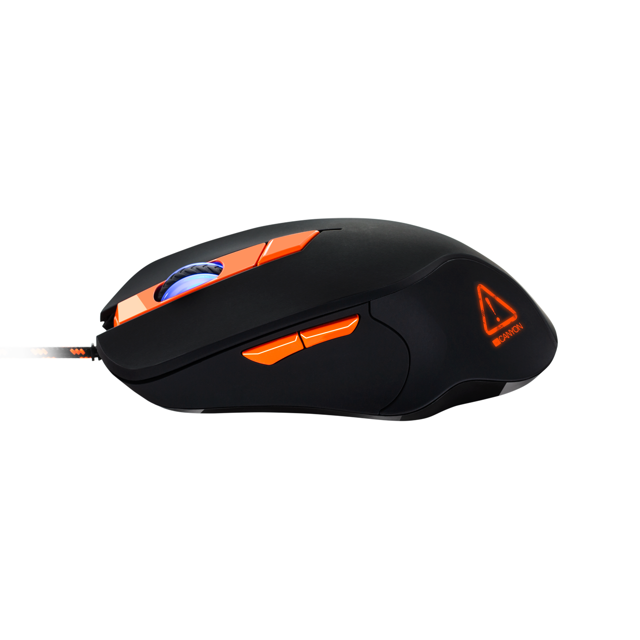 

Мышь проводная Canyon Eclector GM-3, 3200dpi, оптическая светодиодная, USB, черный/оранжевый (CND-SGM03RGB), Eclector GM-3