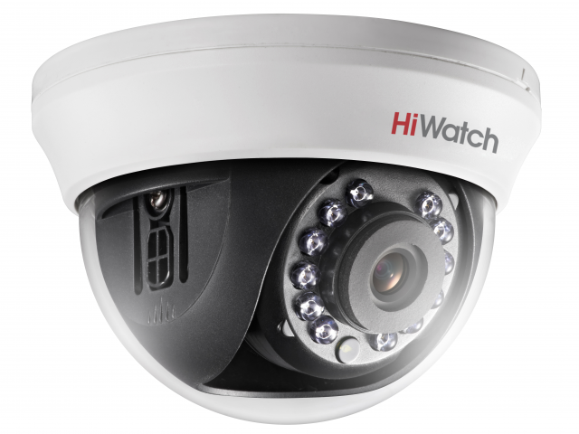 

Камера HD-TVI HiWatch DS-T591(C) 2.8 мм внутренняя, купольная, 5Мпикс, CMOS, до 20 кадров/с, до 2560x1944, ИК подсветка 20 м, -20 - +60, белый, DS-T591(C)