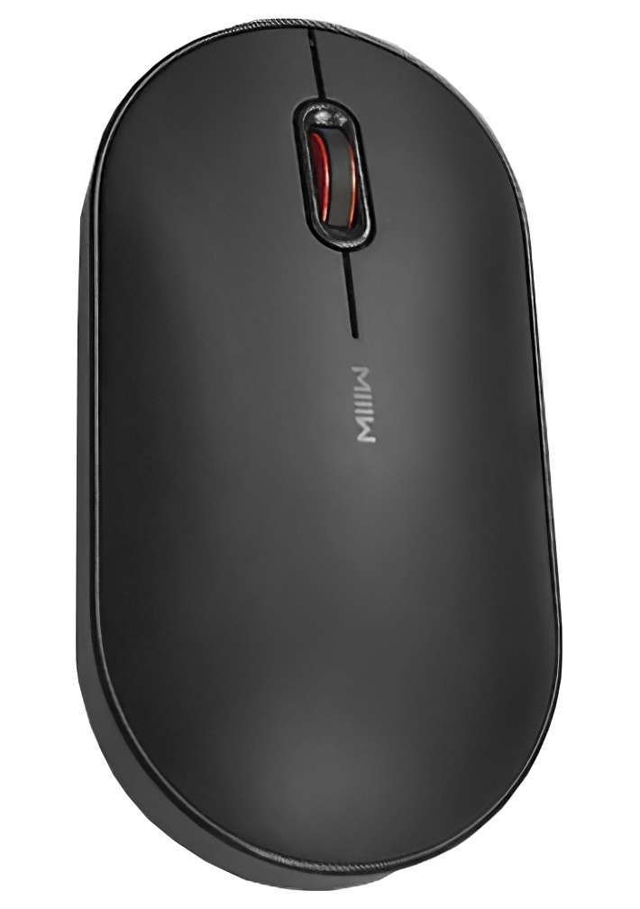 Мышь беспроводная Xiaomi MIIIW Dual Mode Portable Mouse Lite Version, 1000dpi, оптическая лазерная, Wireless, Bluetooth / USB, черный (MWPM01)