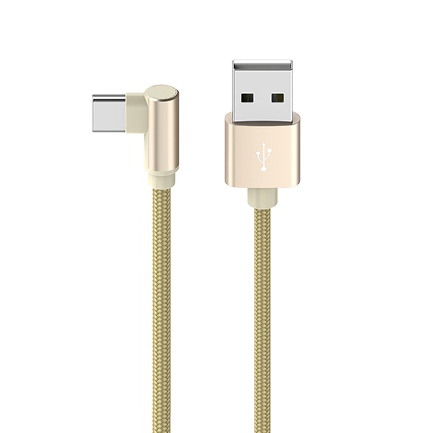 

Кабель USB-Type-C, угловой, 1м, золотистый Borofone Express BX26, BX26