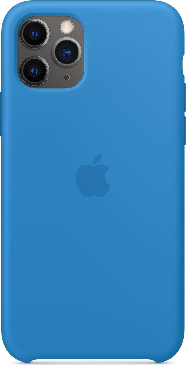 

Чехол-накладка Apple Silicone Case для смартфона Apple iPhone 11 Pro, силикон, синяя волна (MY1F2ZM/A)