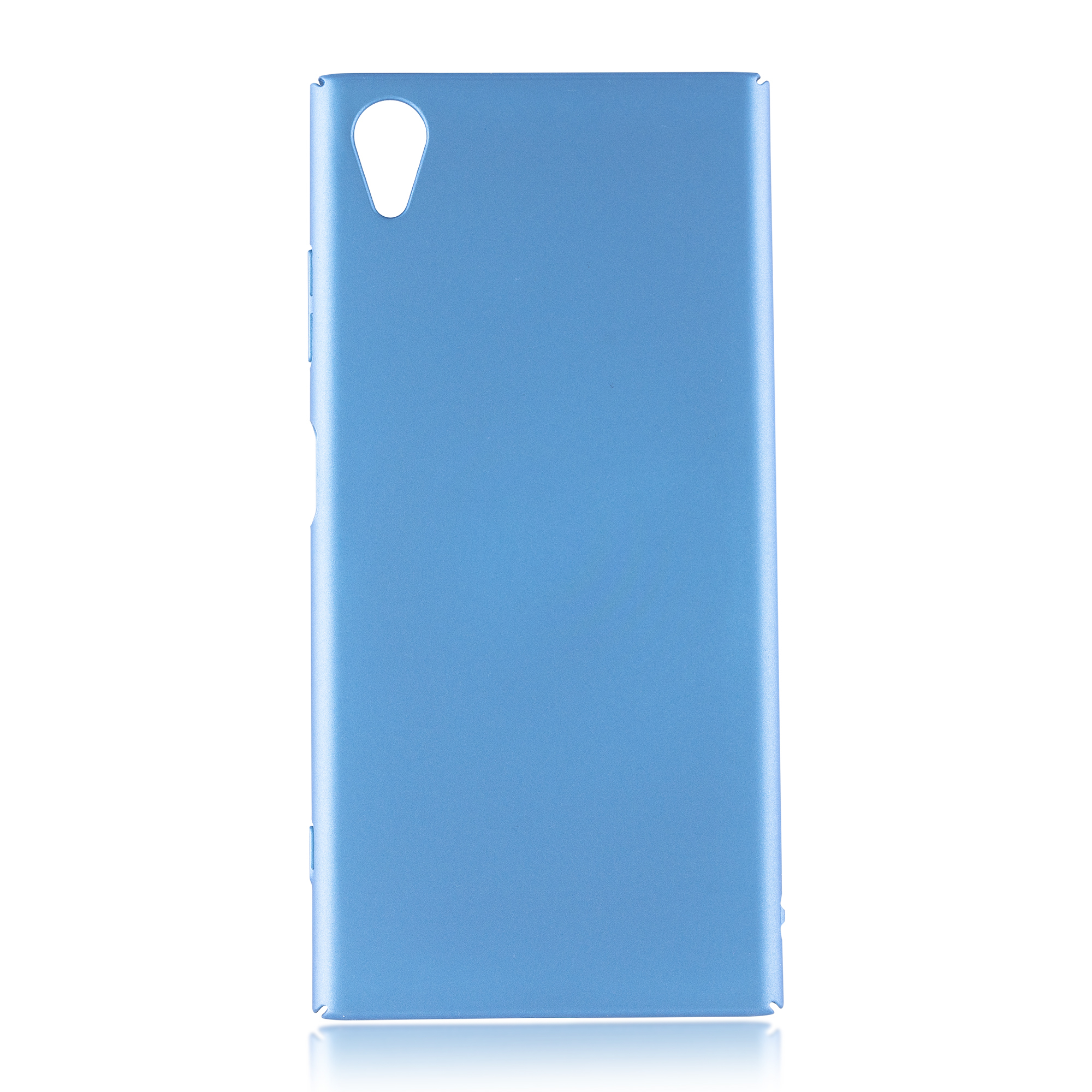 Чехол-накладка BROSCO soft-touch для смартфона Sony XA1 Plus, пластик, голубой (XA1P-4SIDE-ST-BLUE)