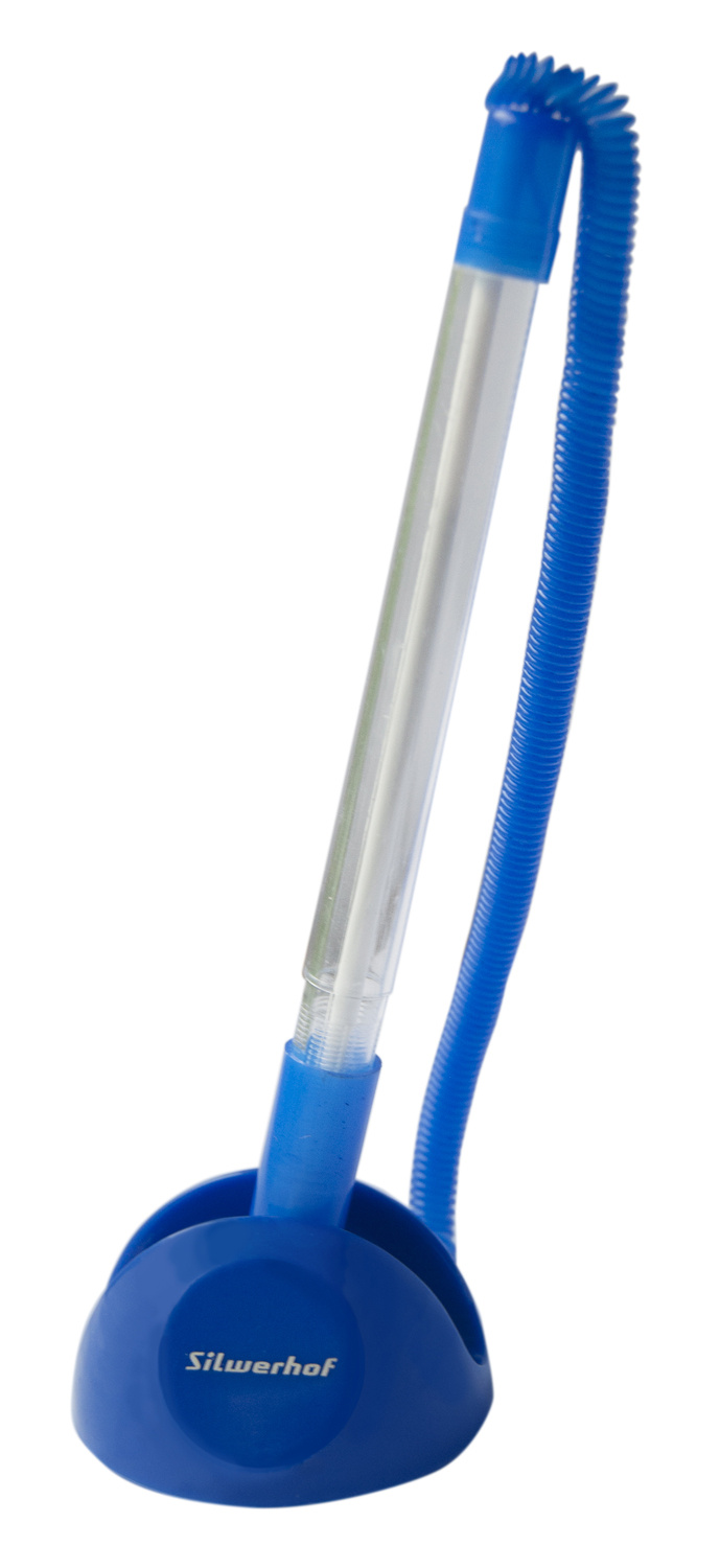 Ручка шариковая Silwerhof, синий, пластик (416583)