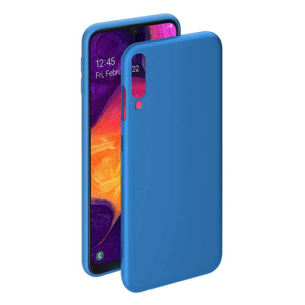 

Чехол-накладка Deppa Gel Color Case для смартфона Samsung Galaxy A50 (2019), полиуретан, синий (86658)