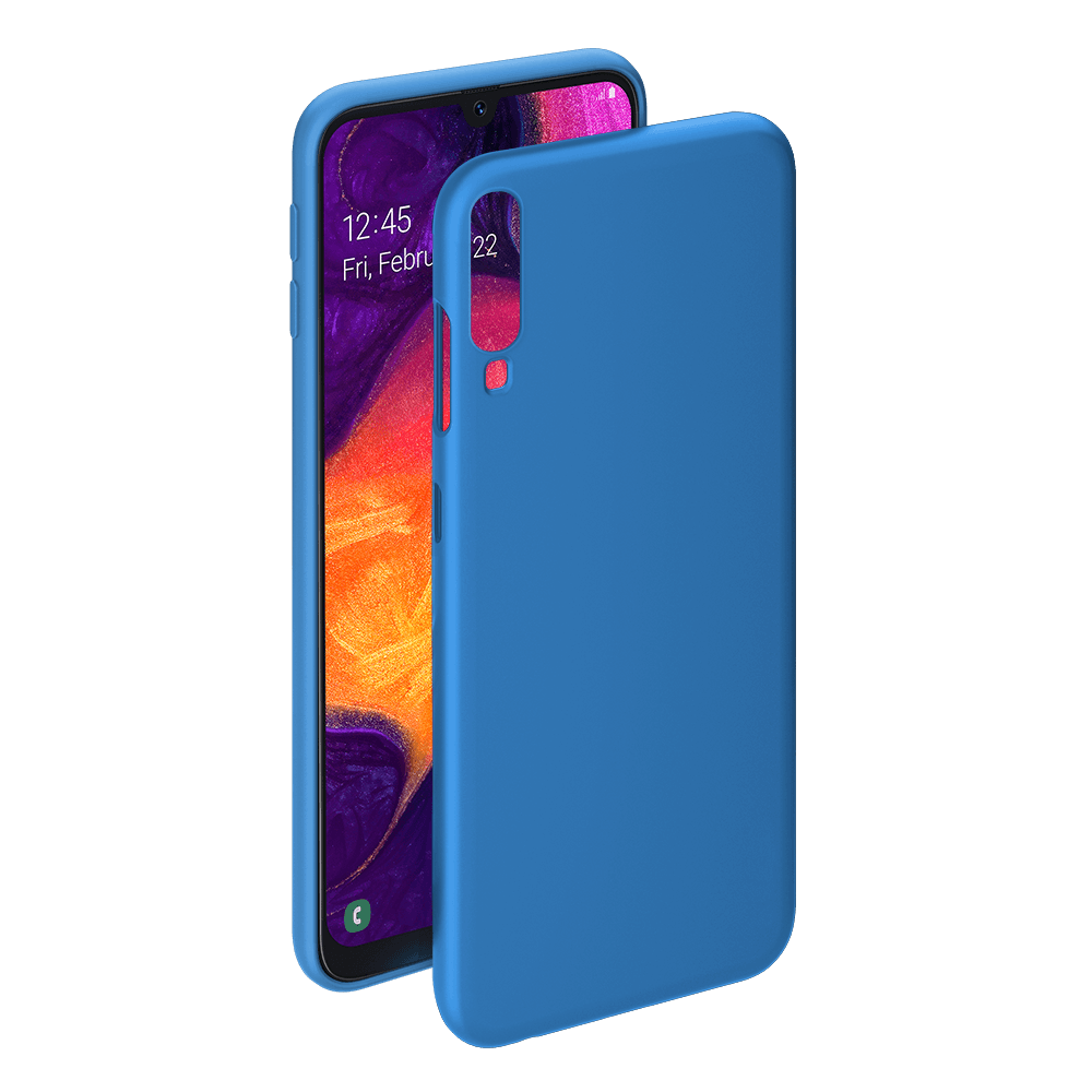 Чехол-накладка Deppa Gel Color Case для смартфона Samsung Galaxy A50  (2019), полиуретан, синий, 693282 купить по цене 570 руб в Прокопьевске в  интернет-магазине e2e4