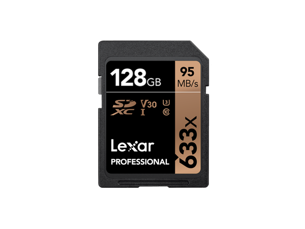 Карта памяти 128Gb SDXC Lexar Professional 633X UHS-I U3 V30 (LSD128CB633)