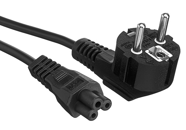

Кабель питания Schuko (Euro)(M)-IEC-320-C5 угловая вилка/прямой штекер, 6A, 1.8м, черный Exegate (ES281010RUS)