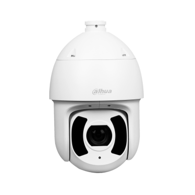 

IP-камера DAHUA 3.95мм - 178мм, уличная, купольная, поворотная, 4Мпикс, CMOS, до 2560x1440, до 25кадров/с, ИК подсветка 250м, POE, -40 °C/+70 °C, белый (DH-SD6CE445XA-HNR), 0