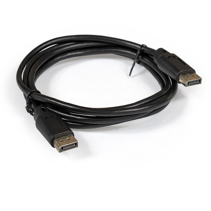 

Кабель DisplayPort(20M)-DisplayPort(20M) v1.2 4K, экранированный, 1 м, черный Exegate (EX284911RUS)