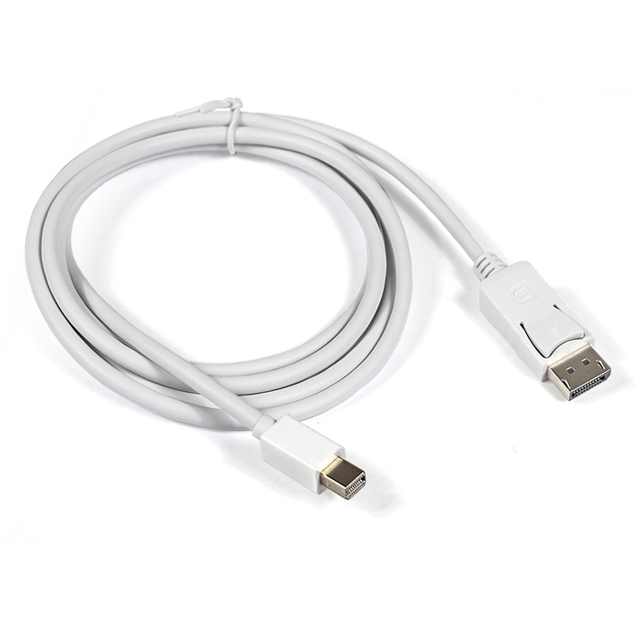 

Кабель DisplayPort(20M)-Mini DisplayPort(M) 4K, экранированный, 1.8 м, белый Exegate (EX284929RUS)