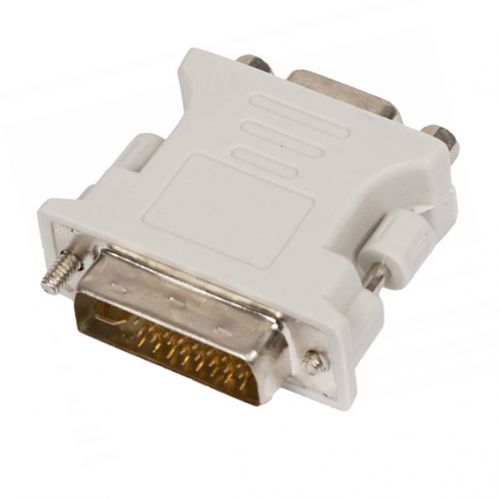 

Переходник (адаптер) DVI-I(29M)-VGA(15F), экранированный, 5 см Exegate EX-DVI-VGA (EX205307RUS), EX-DVI-VGA