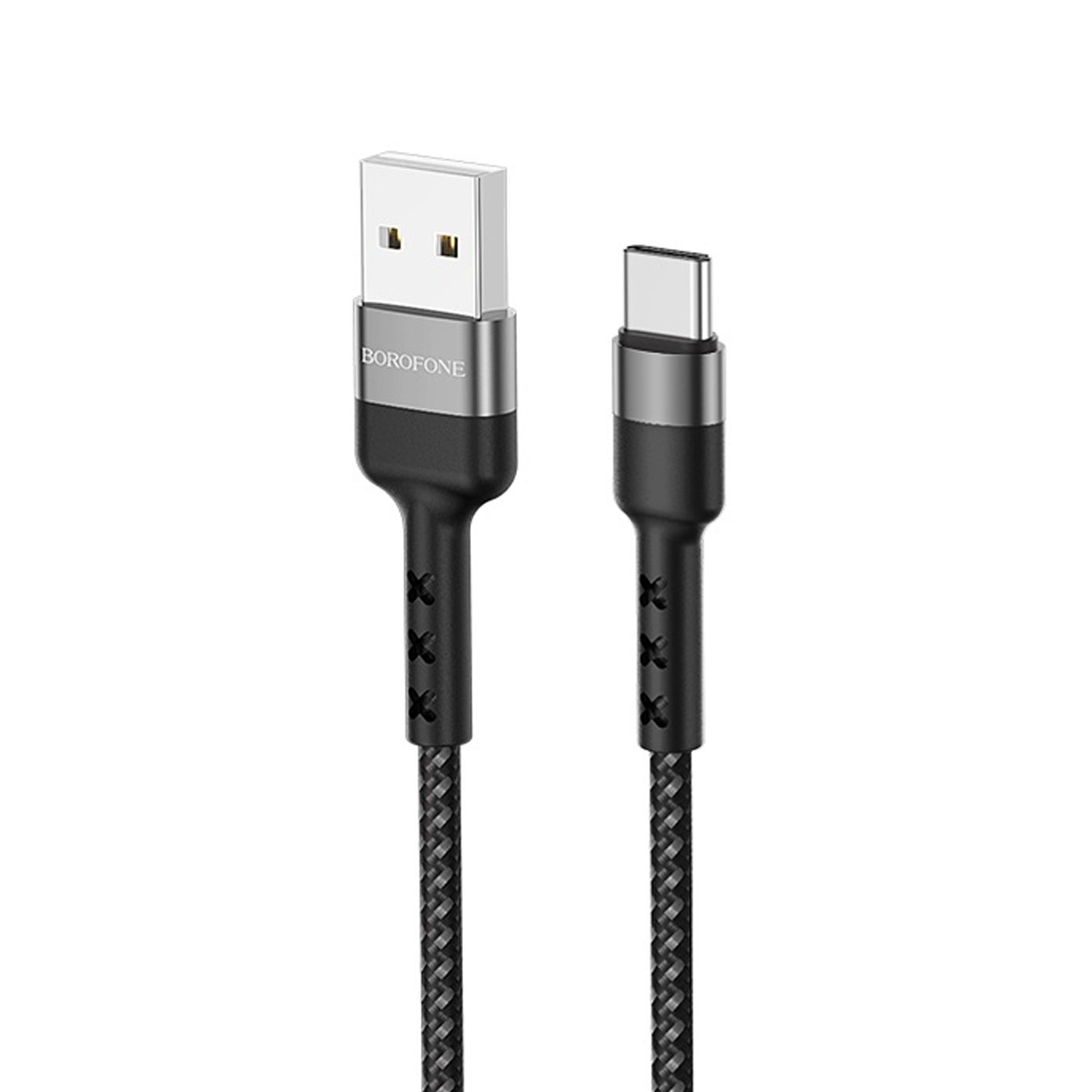 

Кабель USB-Type-C, 2.4A, 1м, черный Borofone Advantage BX34, BX34