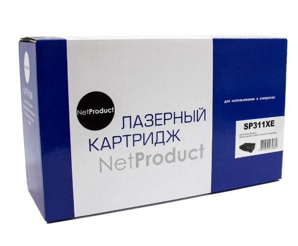 

Картридж лазерный NetProduct N-SP311XE (SP311XE), черный, 6400 страниц, совместимый для Ricoh Aficio SP310DN/SP311DN/311DNw/SP312Nw/DNw