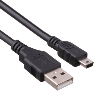 Кабель USB 2.0(Am)-Mini USB 2.0(Bm), 1 м, черный Exegate