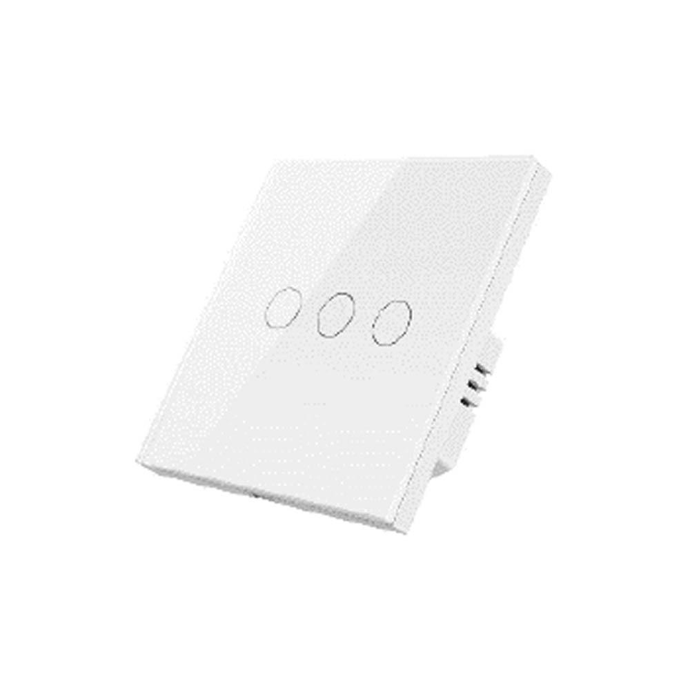 

Умный выключатель HIPER IoT Switch T03W, сенсорный, WiFi, Android/iOS, белый (HDY-ST03W), IoT Switch T03W