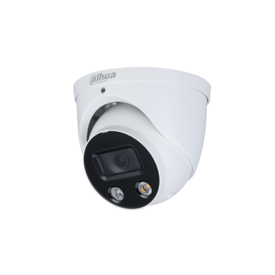 IP-камера DAHUA 2.8мм, уличная, купольная, 4Мпикс, CMOS, до 2688x1520, до 25кадров/с, ИК подсветка 30м, POE, -40 °C/+60 °C, белый (DH-IPC-HDW3449HP-AS-PV-0280B) - фото 1