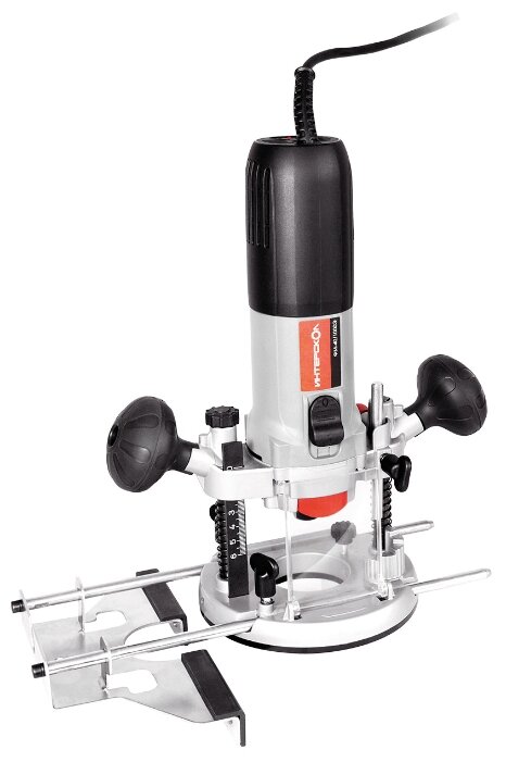 

Фрезер вертикальный Интерскол ФМ-40/1000Э, сетевой, 1.1 кВт, скорость вращения 10000 об/мин - 25500 об/мин, глубина фрезерования 4.4 см, размер цанги 6, регулировка скорости вращения, 3.1 кг (440.1.0.00), ФМ-40/1000Э