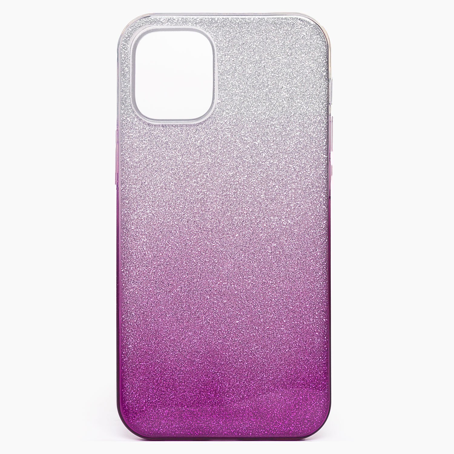 

Чехол-накладка SC097 для смартфона Apple iPhone 12 mini, силикон, фиолетовый/серебристый (градиент) (119621)
