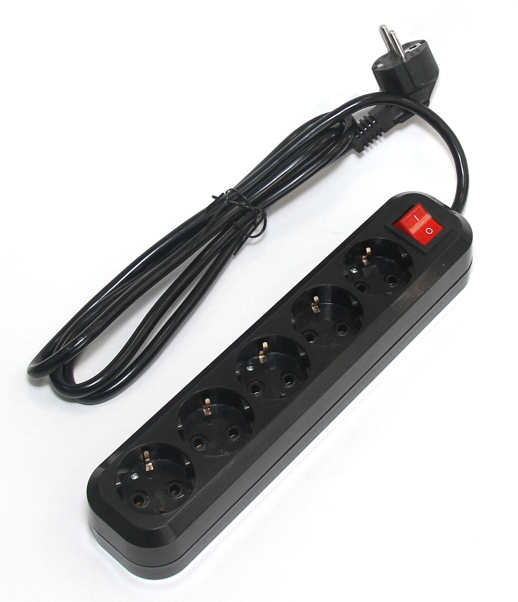 

Сетевой фильтр 5bites SP5B-350, 5-розеток, 5 м, черный, SP5B-350