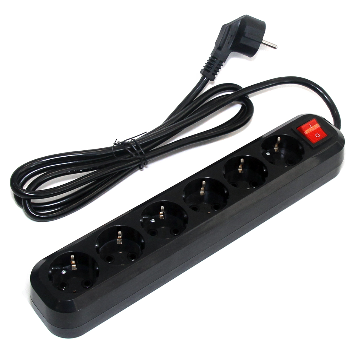 

Сетевой фильтр 5bites SP6B-330, 6-розеток, 3 м, черный, SP6B-330