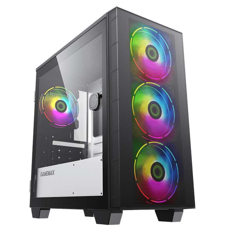 

Корпус GameMax Mini Aero, mATX, Midi-Tower, USB 3.0, RGB подсветка, черный, без БП (H607), Mini Aero