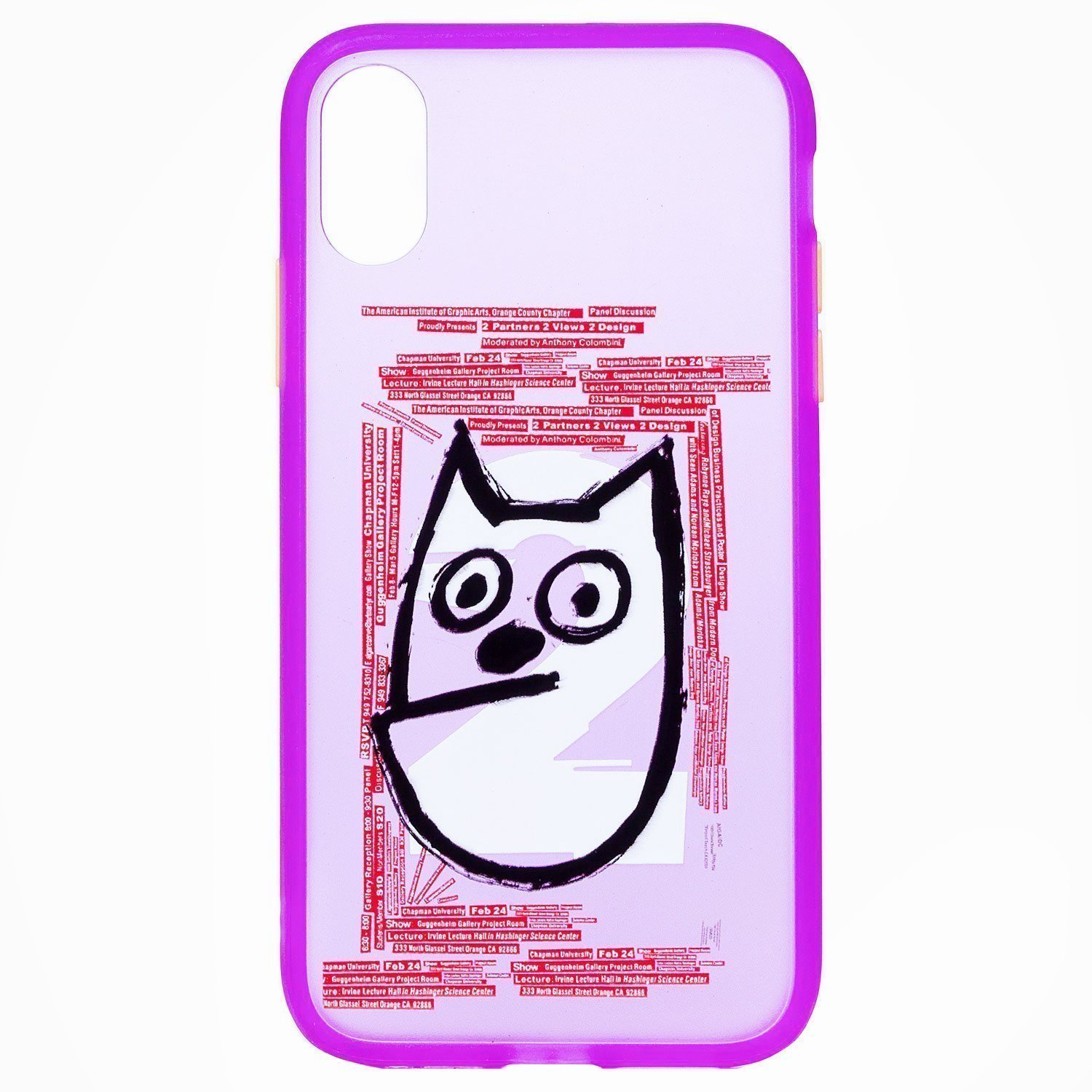 

Чехол-накладка PC046 для смартфона Apple iPhone X/XS, силикон, violet (122091)