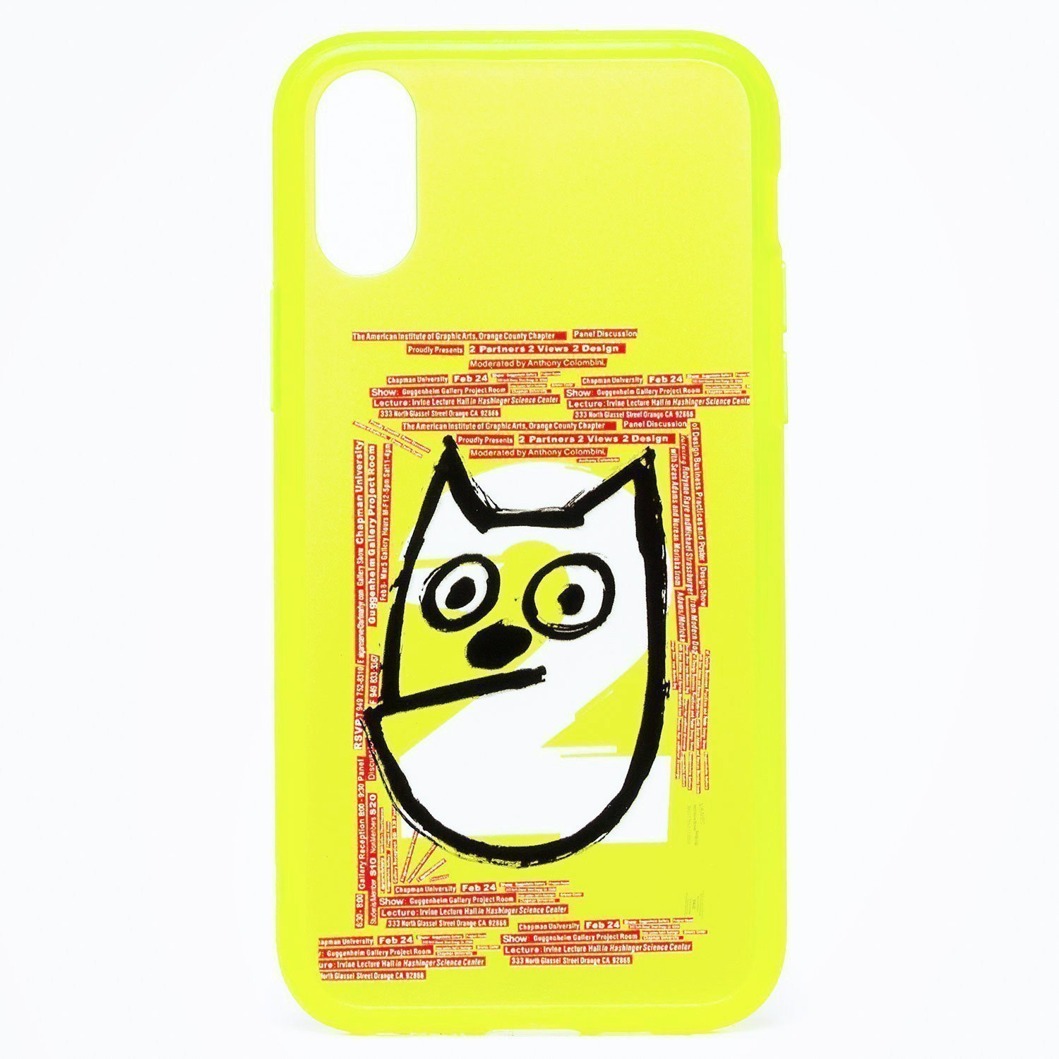 

Чехол-накладка PC046 для смартфона Apple iPhone X/XS, силикон, yellow (122092)