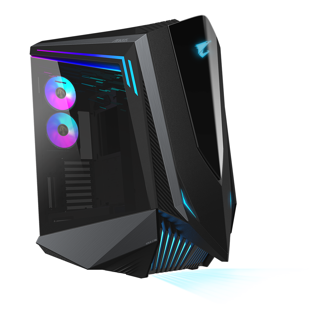 Корпус GIGABYTE AORUS C700 GLASS, EATX, Full-Tower, 4xUSB 3.0, USB Type-C, RGB подсветка, черный, без БП (GB-AC700G)