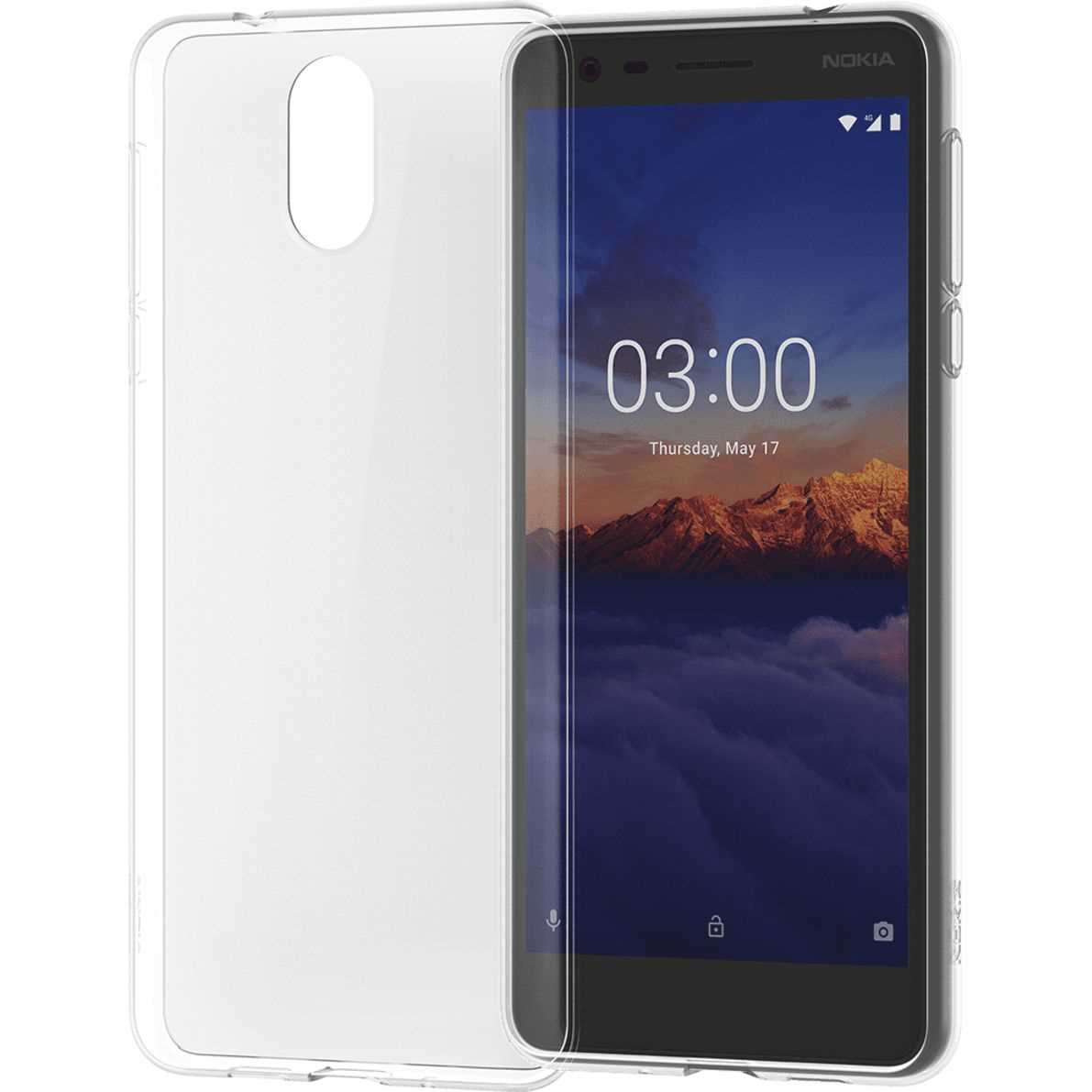 

Чехол Clear Case CC-108 для смартфона Nokia 3.1, термопластичный полиуретан (TPU), прозрачный (1A21T5W00VA)