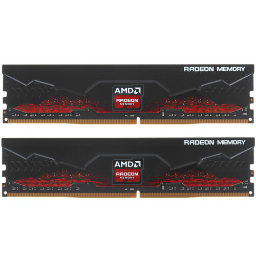

Память DDR4 DIMM 8Gb, 3600MHz, CL18, 1.35 В, AMD, Radeon R9 Gamer Series, R9S416G3606U2K