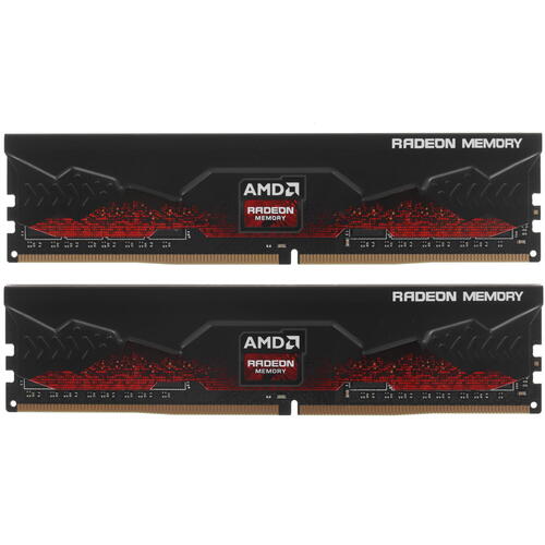 

Комплект памяти DDR4 DIMM 16Gb (2x8Gb), 4000MHz, CL19, 1.35 В, AMD, Radeon R9 Gamer Series, R9S416G4006U2K