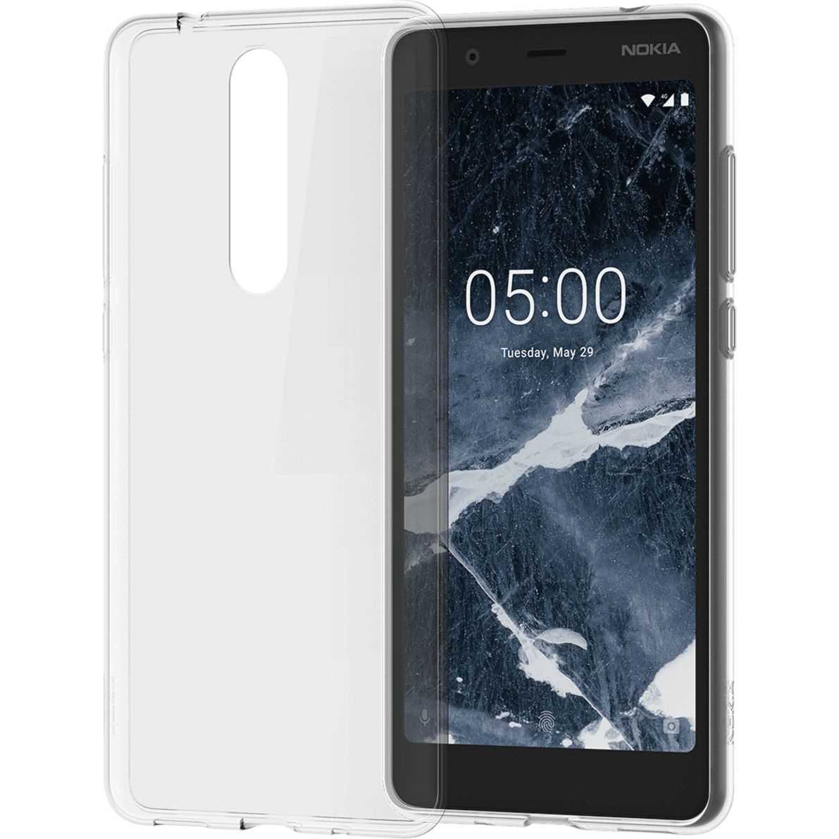 Чехол Clear Case CC-109 для смартфона Nokia 5.1, силикон, прозрачный,  870673 купить в Северске в интернет-магазине e2e4