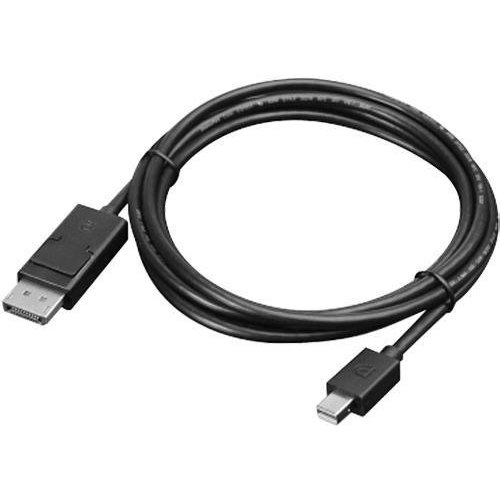 Кабель Mini DisplayPort(M)-DisplayPort(20M) v1.2 4K, 2м, черный Lenovo (0B47091)