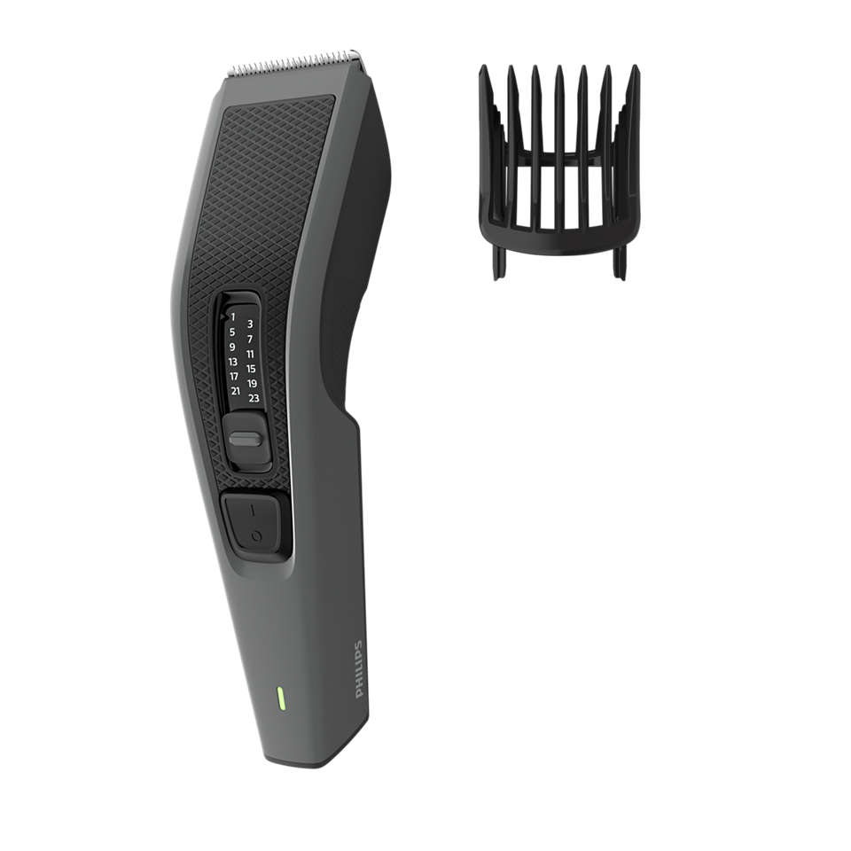 

Машинка для стрижки Philips HC3520/15, режимов 1, насадок 1, серый/черный (HC3520/15), HC3520/15