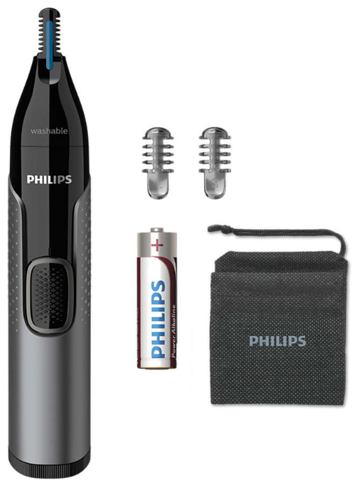 

Триммер Philips series 3000 NT3650, режимов 1, насадок 2, серый (NT3650/16), NT3650