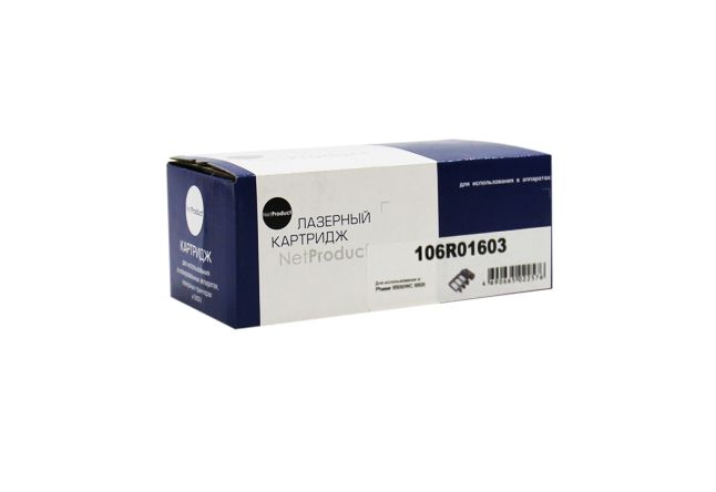

Картридж лазерный NetProduct N-106R01603 (106R01603), желтый, 2500 страниц, совместимый для Xerox Phaser 6500/WC 6505