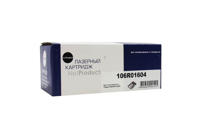 

Картридж лазерный NetProduct N-106R01604 (106R01604), черный, 3000 страниц, совместимый для Xerox Phaser 6500/WC 6505