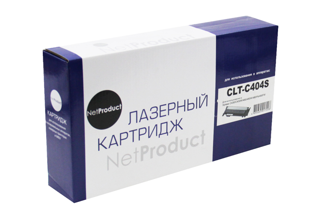 

Картридж лазерный NetProduct N-CLT-C404S (CLT-C404S), голубой, 1000 страниц, совместимый для Samsung Xpress C430/C430W/480/W/FN