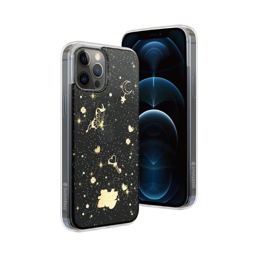 

Чехол SwitchEasy Lucky Tracy для смартфона Apple iPhone 12/12 Pro, поликарбонат/полиуретан, прозрачный черный (GS-103-122-207-66)