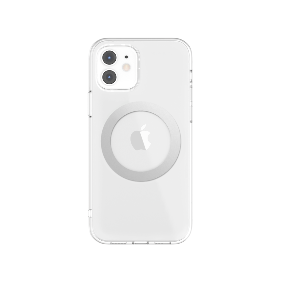 

Чехол SwitchEasy MagClear для смартфона Apple iPhone 12 mini, TPU, поликарбонат, серебряный (GS-103-121-225-26)