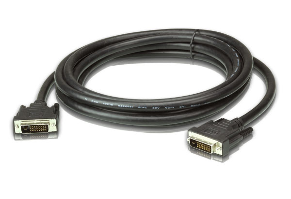 Кабель DVI-D(M)-DVI-D(M) Dual Link, 3 м, черный Aten (2L-7D03DD)