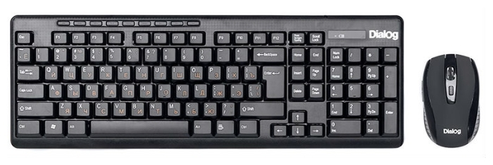 

Клавиатура + мышь Dialog KMROP-4020U, USB, черный, KMROP-4020U