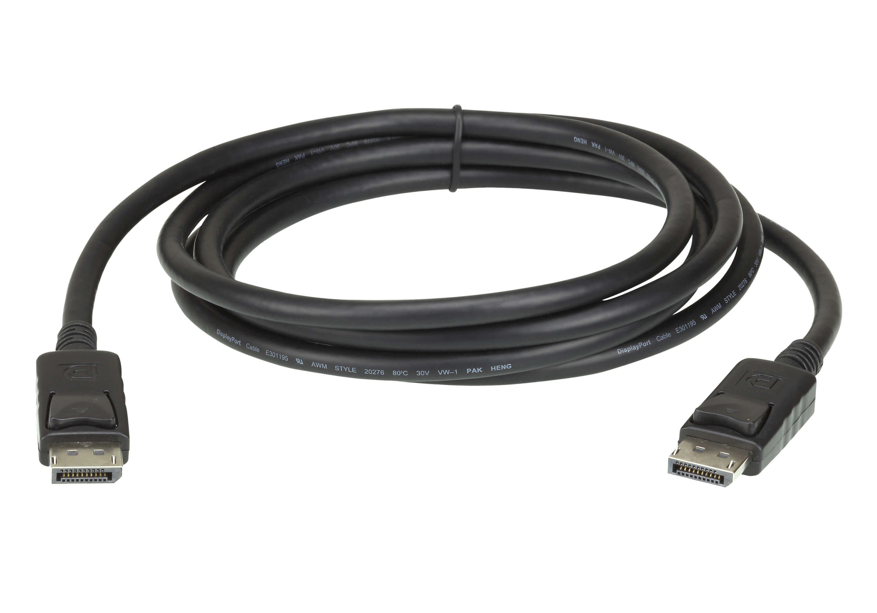 

Кабель DisplayPort(20M)-DisplayPort(20M) v1.2 4K, 4м, черный Aten (2L-7D04DP), 0