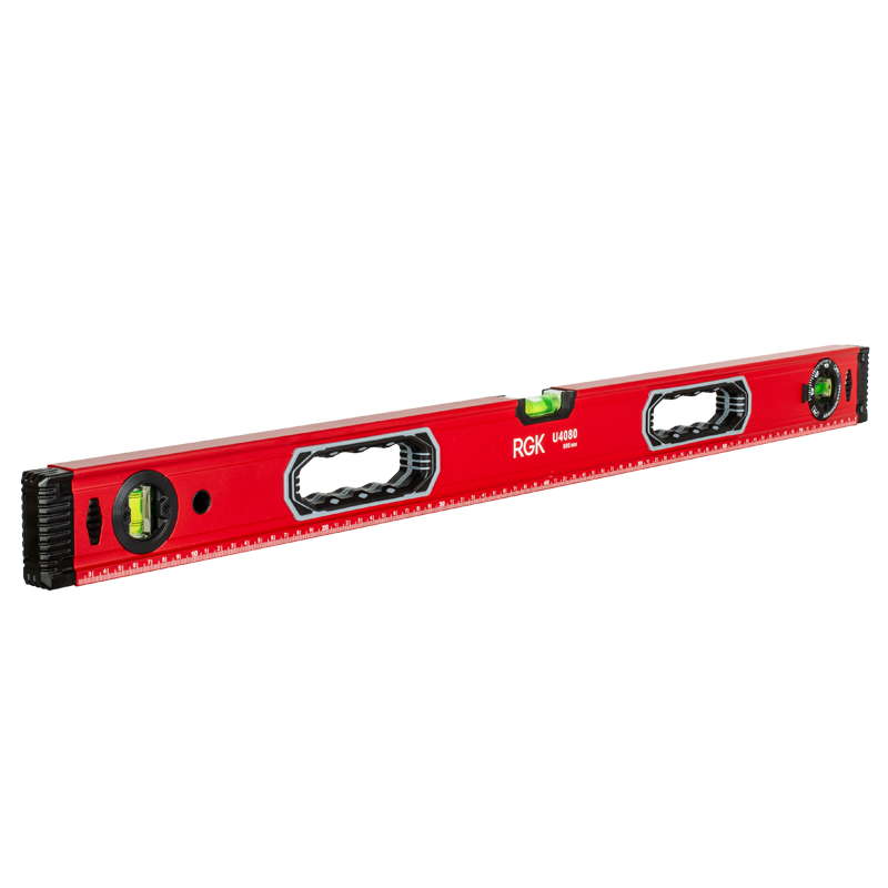 

Строительный уровень 80 см, точность 1 мм/м, 3 глазка, брусковый, магнитный, RGK U4080 (4610011873706), U4080